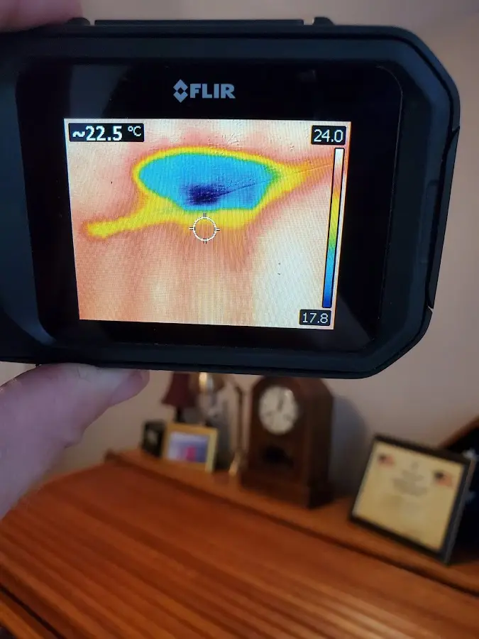 Thermal imaging inspection for water damage in Gainesville