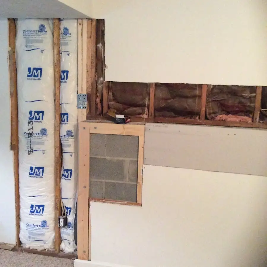Wall insulation replacement during Structural Drying in Gainesville